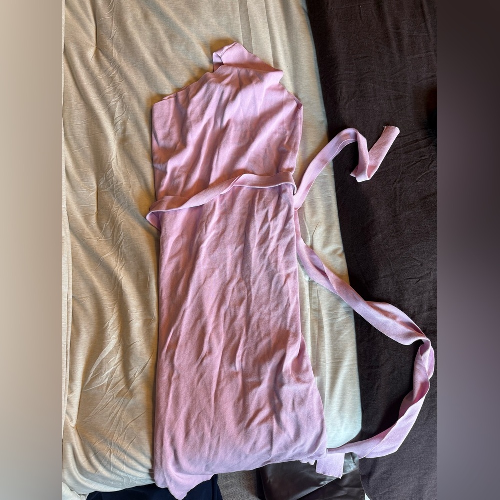 Vici Light Pink Wrap Dress
